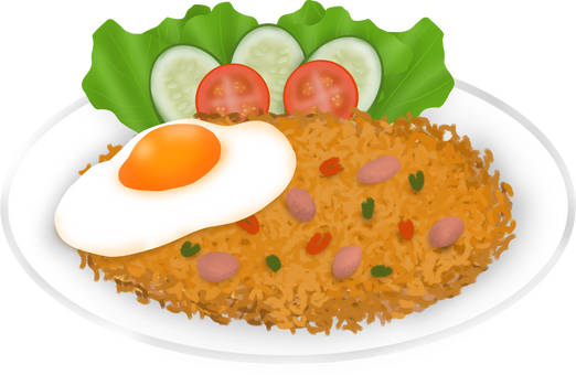 Fried rice indonesian food