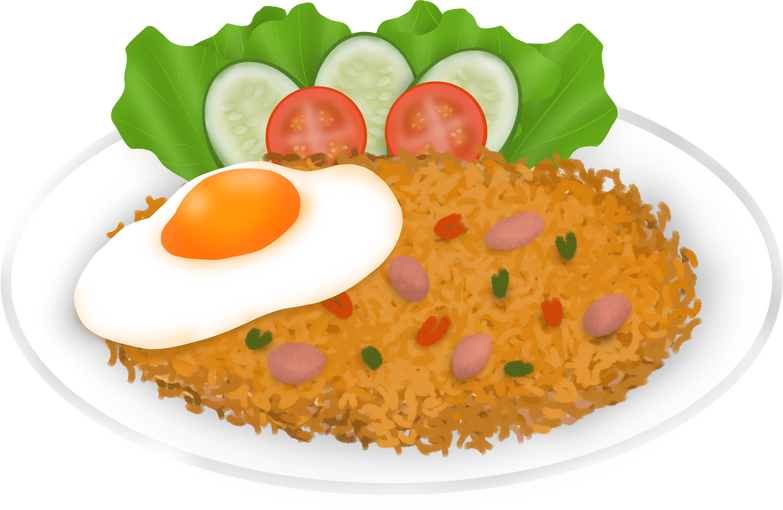 Fried rice indonesian food